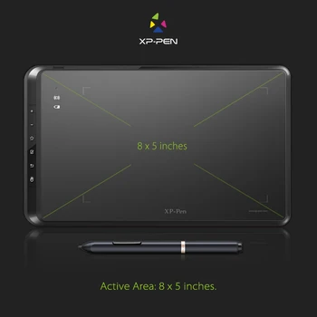 XP-Pen Star05 Belaidžio Baterija-nemokamai Stylus Grafinis Planšetinis Piešimo Tablet/Piešimo Lenta su Touch Express Klavišus