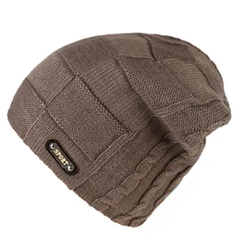 [YARBUU] Megzti skrybėlę 2016 naujas mados žiemos skrybėlę vyrų slidinėjimas išlaikyti šiltas apsaugoti kepurės vientisos spalvos kepurės SPORTO pasirašyti galvos dangtelis