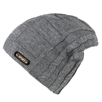 [YARBUU] Megzti skrybėlę 2016 naujas mados žiemos skrybėlę vyrų slidinėjimas išlaikyti šiltas apsaugoti kepurės vientisos spalvos kepurės SPORTO pasirašyti galvos dangtelis
