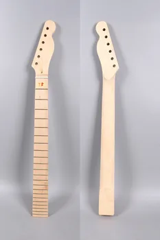 Yinfente elektrinės gitaros kaklo pakeitimas 22 nervintis, Raudonmedžio fretboard Dot apdaila 25.5 colių Klevas telecaster Tele Kaklo