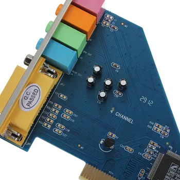 YOC Karšto 4 Kanalų 8738 Chip 3D Audio Stereo PCI Garso Plokštę Win7 64 Bit
