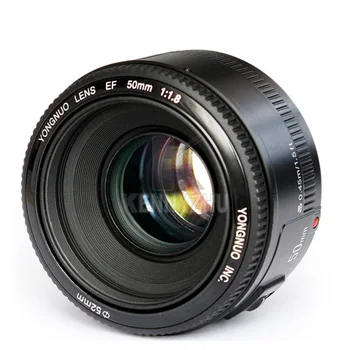 YONGNUO EF 50/1.8 AF MF 50mm F1.8 -F22 Objektyvas Didelė Diafragma, Fiksuoto Židinio nuotolio objektyvai YN50mm Canon EOS DSLR Full-frame & APS-C Fotoaparatų