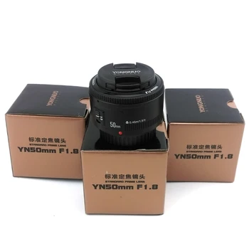 YONGNUO EF 50/1.8 AF MF 50mm F1.8 -F22 Objektyvas Didelė Diafragma, Fiksuoto Židinio nuotolio objektyvai YN50mm Canon EOS DSLR Full-frame & APS-C Fotoaparatų