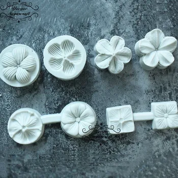 Yueyue Sugarcraft Gėlių Silikono formos minkštas pelėsių tortas dekoravimo priemonės šokolado pelėsių kepimo