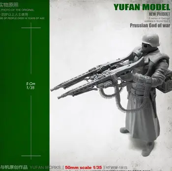 Yufan Modelis 1/35 vokietijos Pav Super Dvigubai Ginklą Dervos Kareivis YFWW35-1815