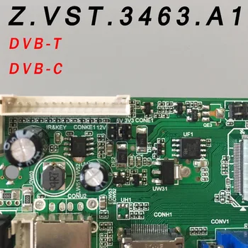 Z. VST.3463.A1 V56 V59 Universalus LCD Vairuotojo Lenta Parama DVB-T2 TV Lenta+7 pagrindinis Jungiklis+IR