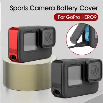 Įkrovimo Pusėje Su Apsaugine Plėvele, Baterijos Dangtelis, Skirtas GoPro Hero 9 Sporto Fotoaparato Apsauga Nuo Dulkių Baterijos Durų Būsto Padengti