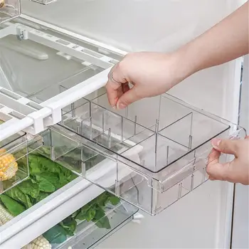 Šaldytuvas Išlaikyti Maistą Šviežią Talpinimo Universali Erdvė Užsklanda Šaldytuvas Maisto Konteineryje Kiaušinių Laikymo Stalčių Organizatorius