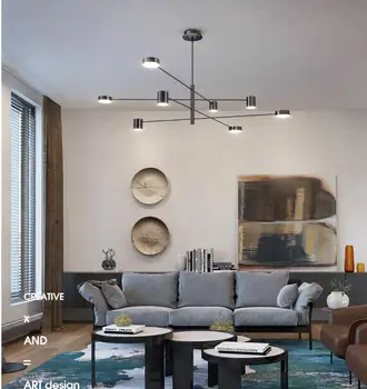 Šiaurės liustra apšvietimo kambarį modernus minimalistinio atmosferą namų kambarį lempos miegamasis studijų lempos, šviesa, šviestuvai