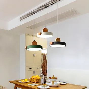 Šiaurės restoranas LED šviestuvo naujas, modernus minimalistinio virtuvės liustra baras lempos gamyklos tiesioginės kavos parduotuvė lempos