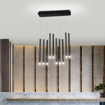 Šiuolaikinių LED priedai veltiniams, vilna lempa 30W 40W juoda / rožinė aukso pakabukas lempa, apšvietimas, apdaila gyvenamasis kambarys, valgomasis kambarys, baras