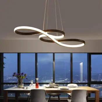 Šiuolaikinės AluminumPendant Šviesos Apšvietimas LED Pakabukas Lempa, miegamojo Lovos, Valgomojo Viešbutis Loft Namų Puošmena Kabo Lempa