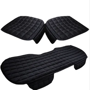 Žiemos automobilių sėdynės, neslidžia trijų dalių backless pliušas pagalvės Auto dalys Ford Transit 