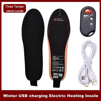 Žiemą Šildomas Vidpadis USB Įkrovimo Temperatūros reguliatoriumi Nuotolinio Valdymo Belaidžio Koja Šilčiau Elektros Šildymo Vidpadis